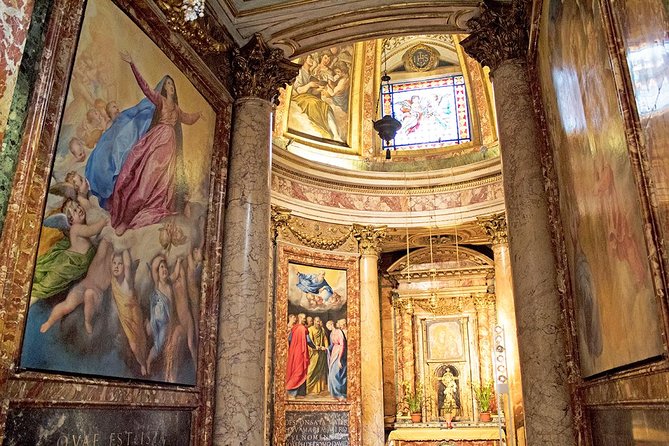 Jesuit Art Treasures in Rome Guided Tour including Church of Gesù & St Ignatius - Inside the Church of SantIgnazio: Optical Illusions and Artistic Masterpieces