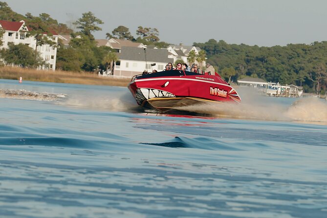 Jet Boat Ride on the Thrillseeker - Meeting at Cherry Grove Marina and Group Size