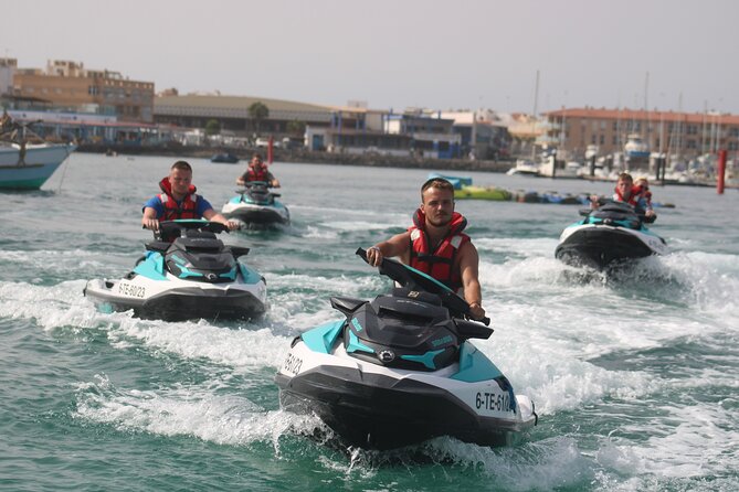 Jet Ski Activity to Lobos Island from Corralejo - Fast-Paced Sea Cruising Along Lobos Island’s Southeast Coast