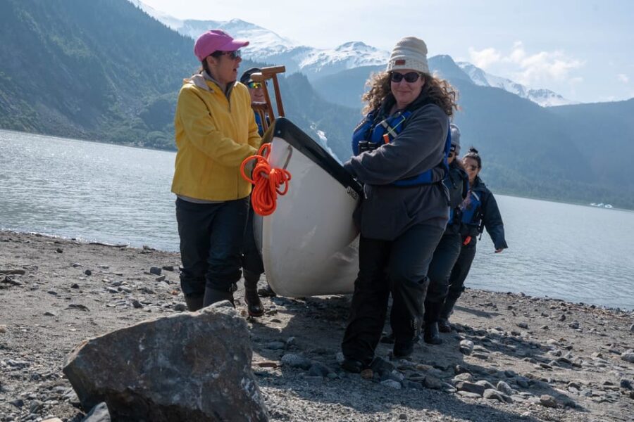 Juneau: Mendenhall Glacier Canoe Paddle and Hike - Starting Point Near Juneau’s Cruise Docks