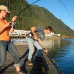 Juneau Shore Fishing for Alaskan Salmon - Shore Fishing at the Gearshack: A Hands-On Approach