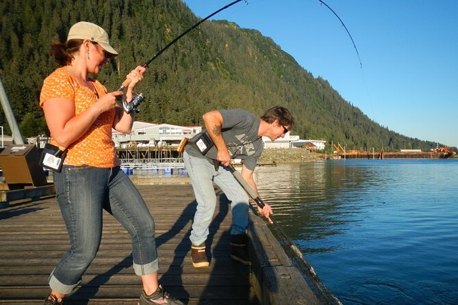 Juneau Shore Fishing for Alaskan Salmon - Shore Fishing at the Gearshack: A Hands-On Approach