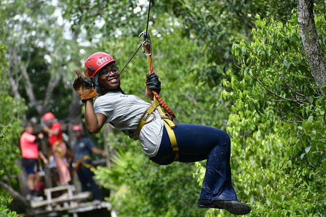 Jungle FUN ATV Zipline and Cenote Dive - Starting Point at Amazing Adventures Park in Puerto Morelos