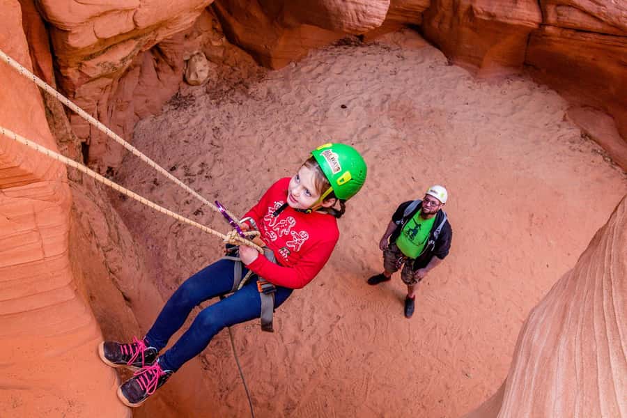 Kanab: Family Slot Canyon & Rappelling, Private - The Hike to the Slot Canyons