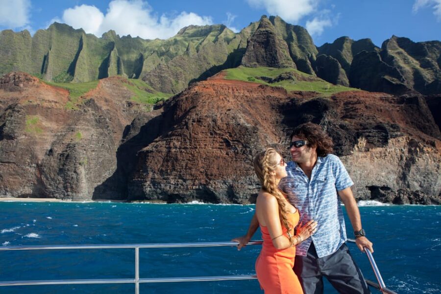 Kauai: Napali Sunset Dinner Cruise - The 65-Foot Custom-Built Catamaran