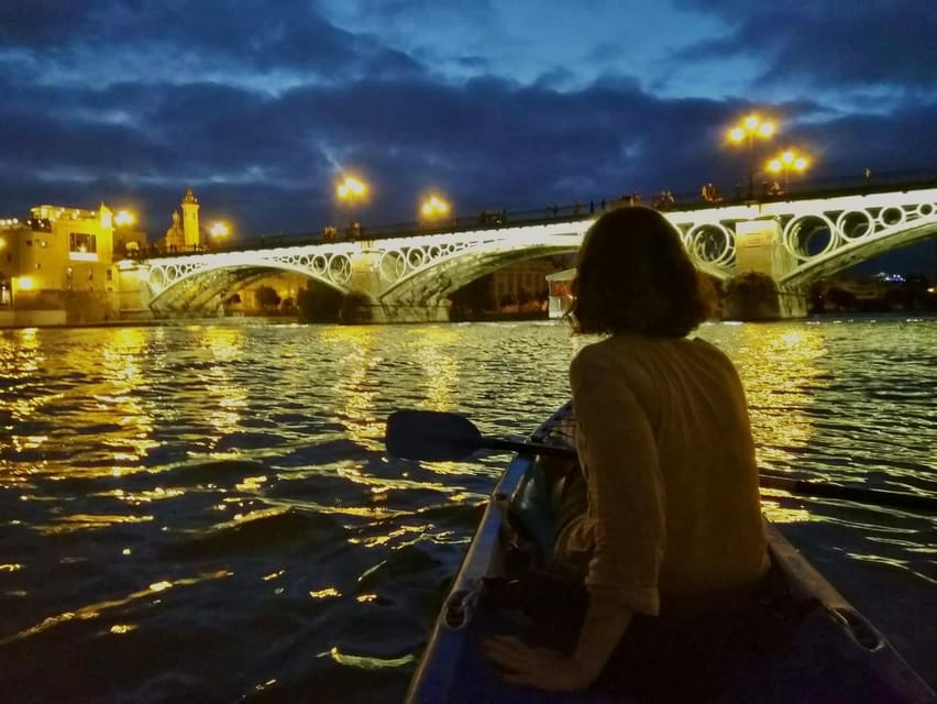 Kayak full moon: Historical part, Triana & La Cartuja - Paddling Experience and Safety Measures