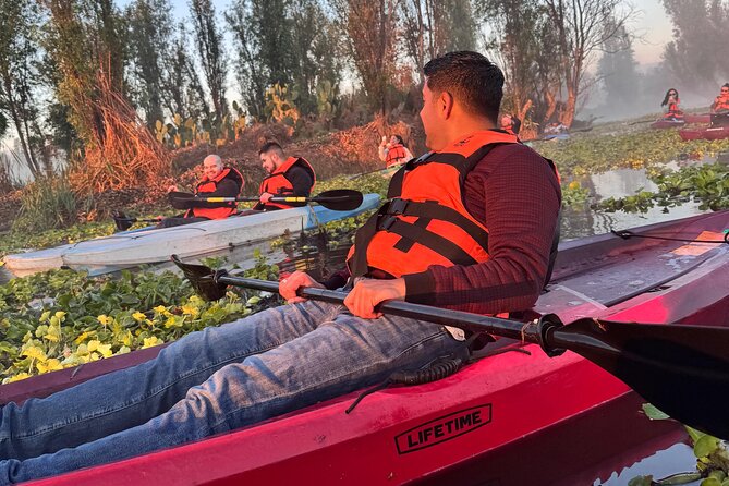 Kayak one more Sunrise Adventure in Xochimilco - Starting Point at the Traditional Jetty in Xochimilco
