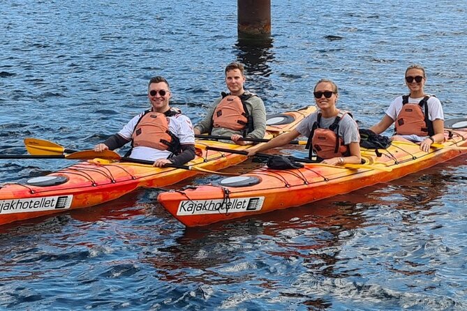 Kayak Tour in Copenhagen Harbor in May and September - Paddling Under Copenhagen’s Main Bridge