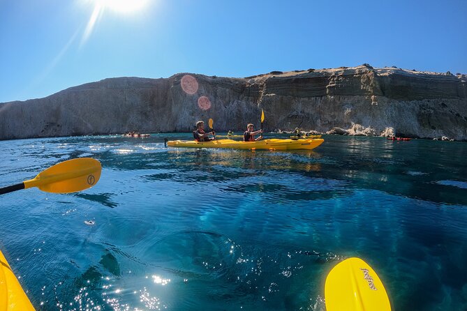 Kayaking Tour to the secrets of Milos - Snorkeling in Gerakas Bay’s Hot Springs and the Beauty of Milos Beaches