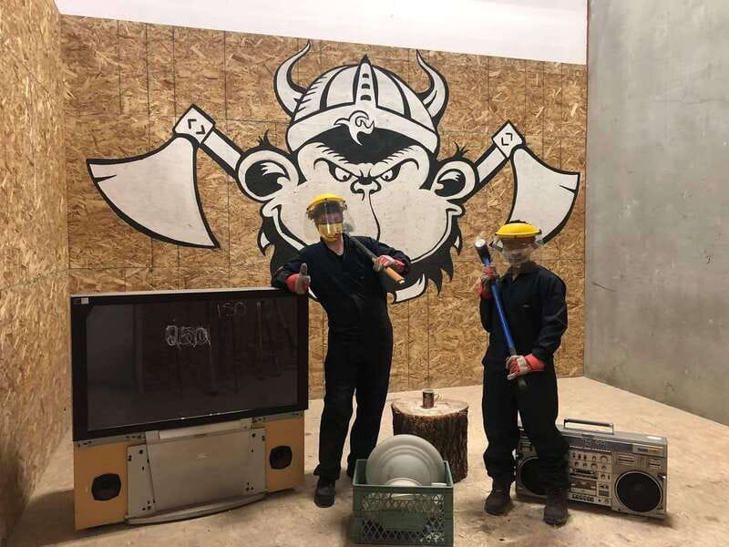 Kelowna: E-Bike Ride and Axe Throwing Adventure - The Starting Point at Lakeside Eco-Sports