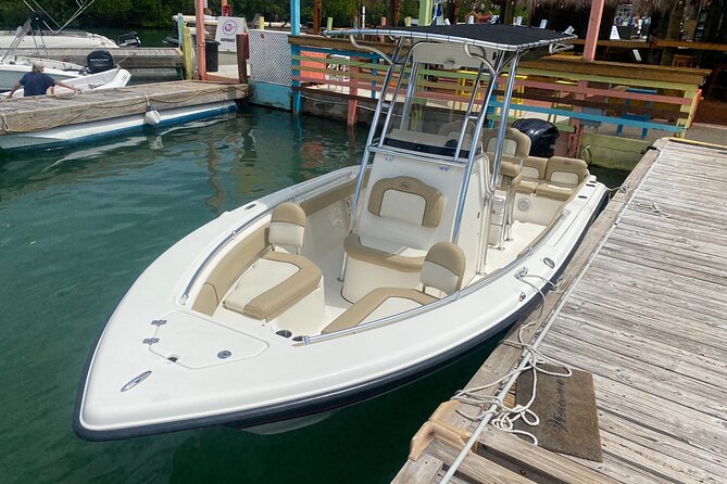 Key West Center Console Boat Rental With Sound and Seat Upgrade - Features That Make the Boat Stand Out