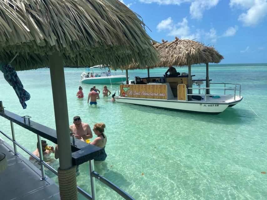 Key West: Private Florida Keys Sandbar Tiki Boat Cruise - The 4-Hour Private Tiki Boat Experience