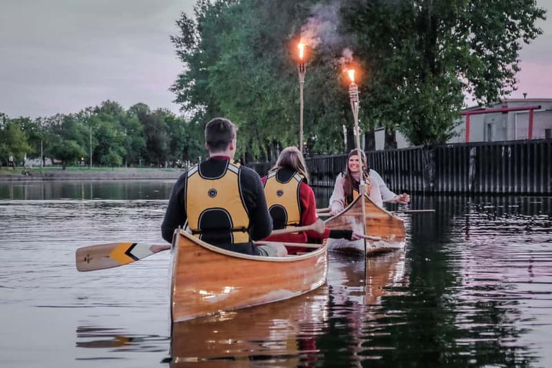 Klaipeda: Evening Guided Tour by Wooden Canoe - Starting Point at Dange Riverside