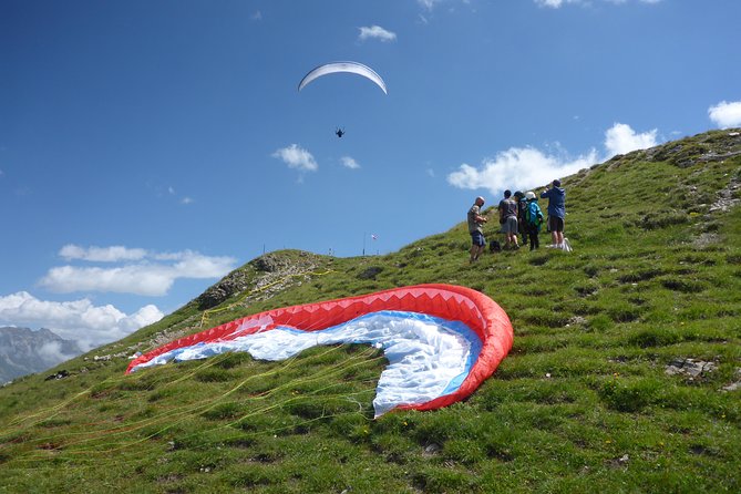 Klosters Tandem Paragliding Flight from Gotschna - Soaring Over the Swiss Alps from Gotschna Mountain