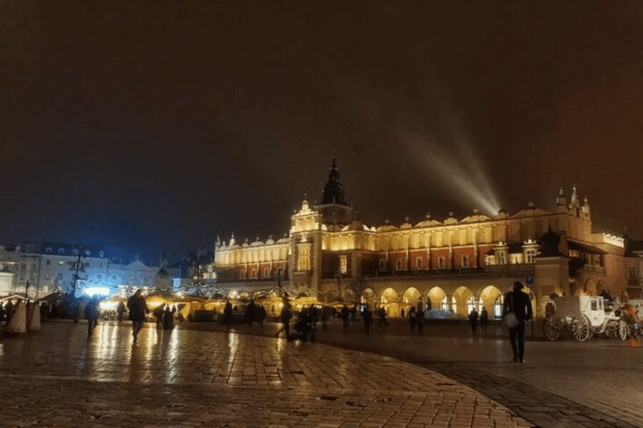 Krakow: Christmas Market and City Highlights Walking Tour - Exploring Krakow’s Christmas Market Stalls and Festive Atmosphere