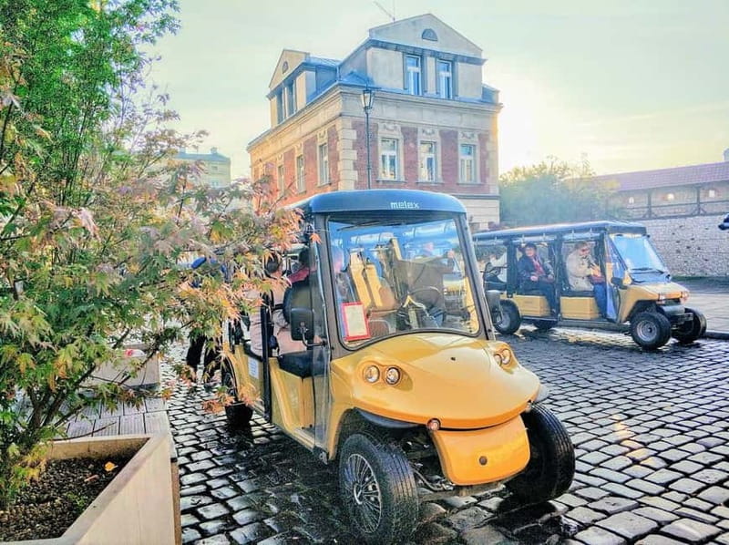 Krakow: Jewish Quarter and Ghetto Sightseeing Golf Cart Tour - Visiting the Ghetto Heroes Square and Its Monuments