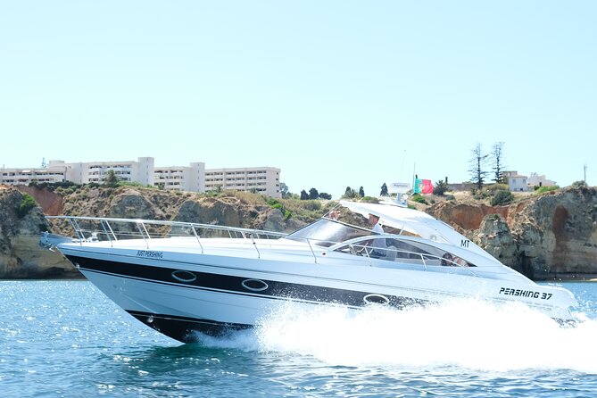 Lagos Algarve Luxury Yacht Experience the Pershing 37 - The Refitted Pershing 37 Yacht: Comfort and Style on the Water