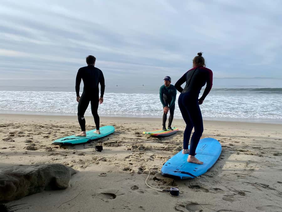 Laguna beach California: Surf lesson - Meeting Point and Parking in Laguna Beach