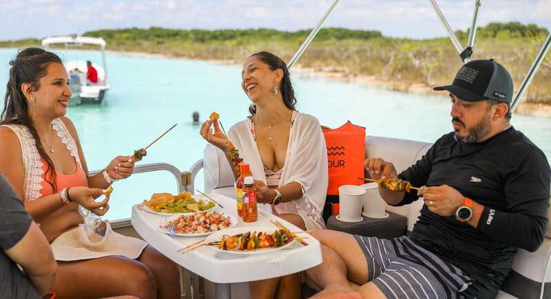 Laguna Grill: 4-hr Private Boat Tour with BBQ and Drinks - Starting Point Inside Casa China Bacalar