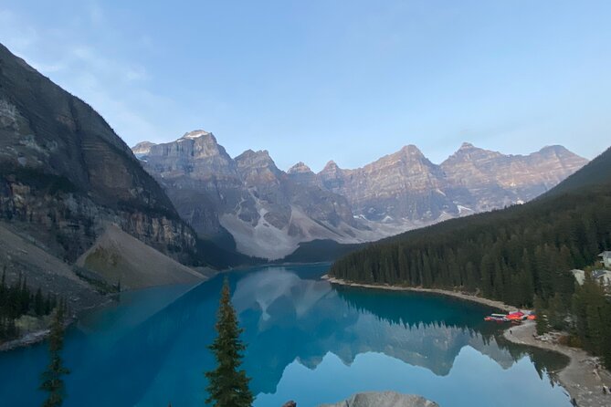 Lake Louise, Moraine, Emerald Lakes, Banff from YYC,Canmore,Banff - Moraine Lake and the Rockpile: A Must-See Scenic Viewpoint