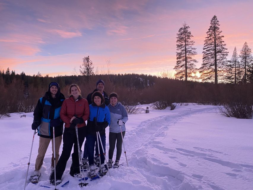 Lake Tahoe: Sunset Snowshoe Trek with Hot Drinks and Snacks - Snowshoe Equipment and Trail Flexibility