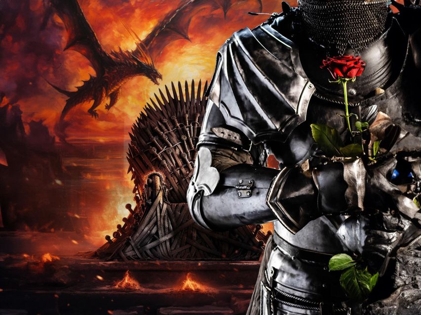 Las Vegas: Game of The Wedding Rings Ceremony + Photography - Themed Setting in a Castle-Like Venue with HD Video