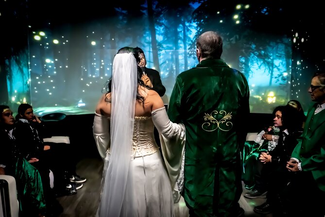 Las Vegas Immersive Enchanted Forest Wedding Ceremony - How the Ceremony is Conducted in the Enchanted Forest Setting