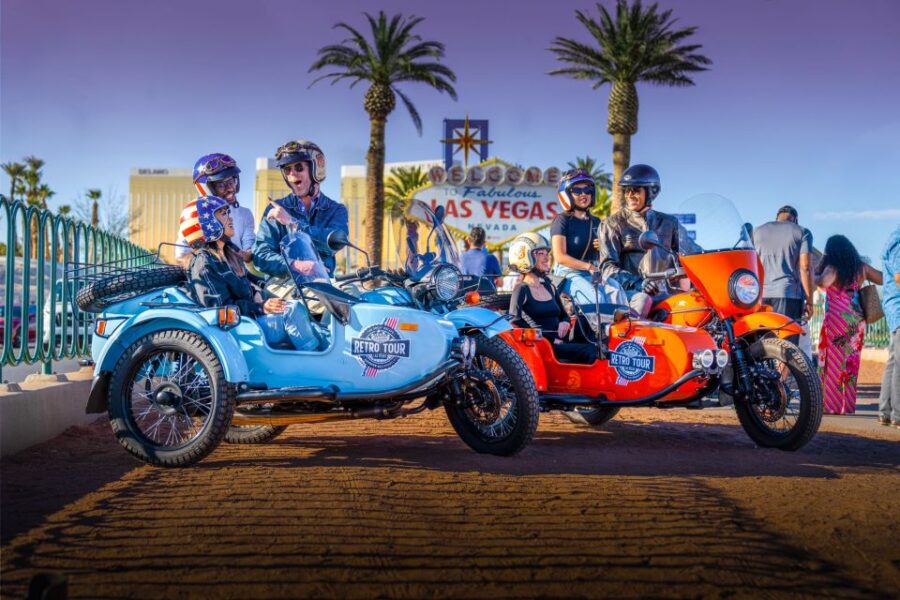 Las Vegas: Private 2-hour Guided Sidecar Tour with Drink - The Comfort and Style of Vintage Sidecar Motorcycles