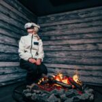 Levi: Virtual Reality Aurora Experience with Shuttle Bus - The VR Journey: Snowy Scenes and Northern Lights