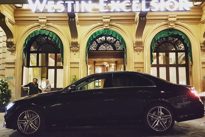 Limousine Service Florence Airport / Hotel - private driver - Mercedes-Benz Fleet: Van or Sedan Options