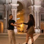 Lisbon lights: A Cinematic Photoshoot at night - Starting Point: Rossio Square in the Heart of Lisbon