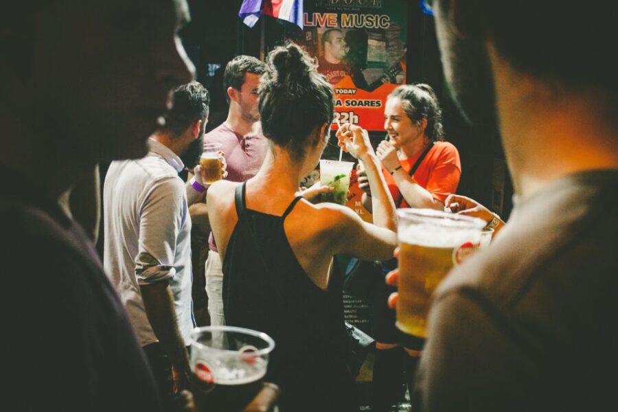 Lisbon: Pub Crawl with Open Bar (Premium Upgrade Available) - Starting at Praça Luís de Camoes in Lisbon
