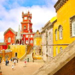 Lisbon: Sintra, Pena, Cascais & Cabo Day Tour with Tickets - Visiting Pena Palace: A Fairytale Castle in Sintra