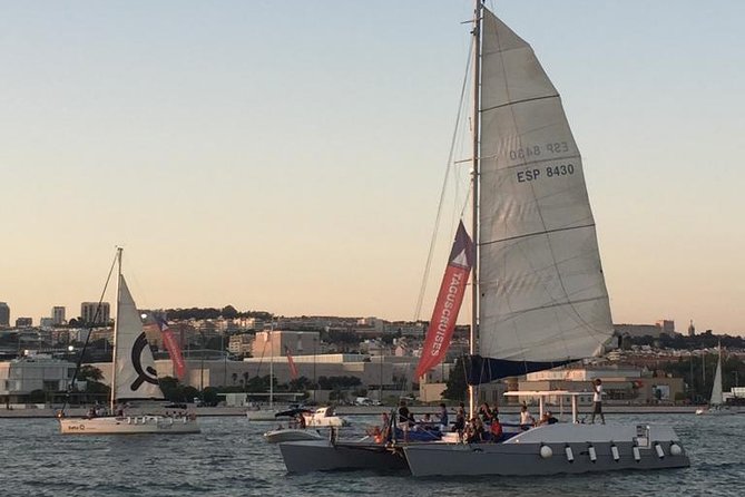 Lisbon Sunset Catamaran Cruise on the Tagus River - The Landmark Stops and Their Highlights