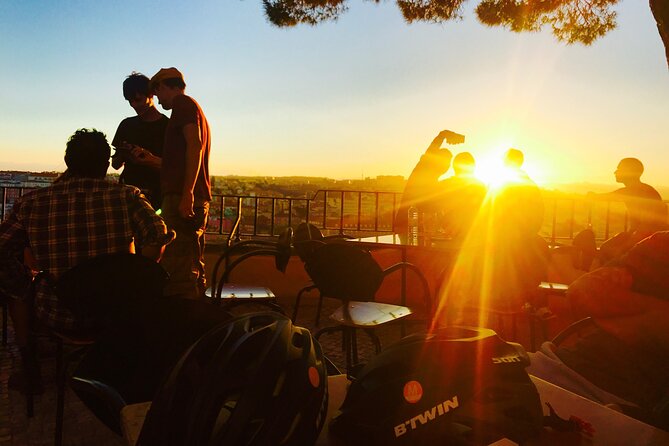 Lisbon Tour by Night with Electric Bikes - Sunset at Chao do Loureiro: City Center and the Bridge