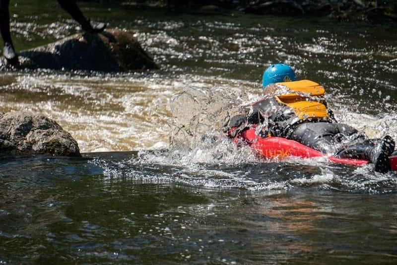Llangollen: Bodyboating on the River Dee - Starting Point at Llangollen White Water Centre