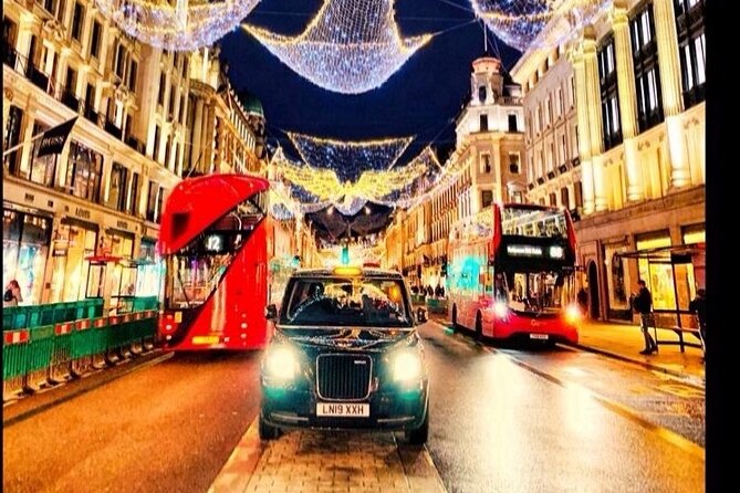 London Christmas Lights Guided Tour by Cab - Regent Streets Iconic Christmas Light Displays