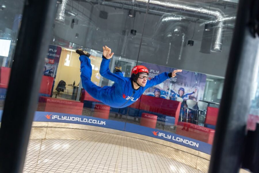 London: iFLY Indoor Skydiving at The O2 Entrance Ticket - The Unique Setting at The O2’s Indoor Skydiving Facility