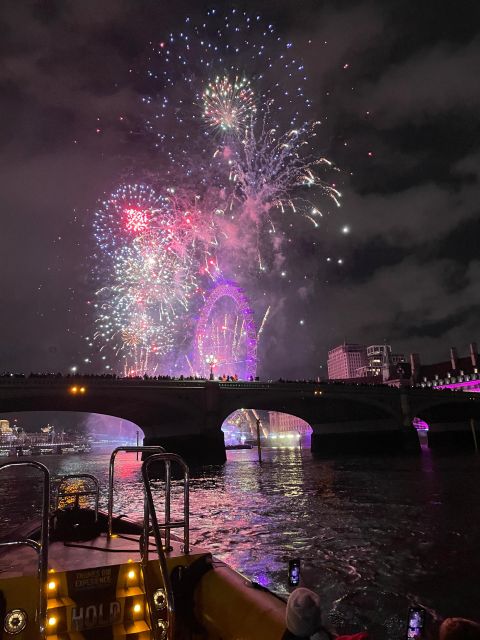 LONDON: NYE 2025 Fireworks PRIVATE BOAT - Front Row Views - The Exclusive Nature of Private Boat Hire