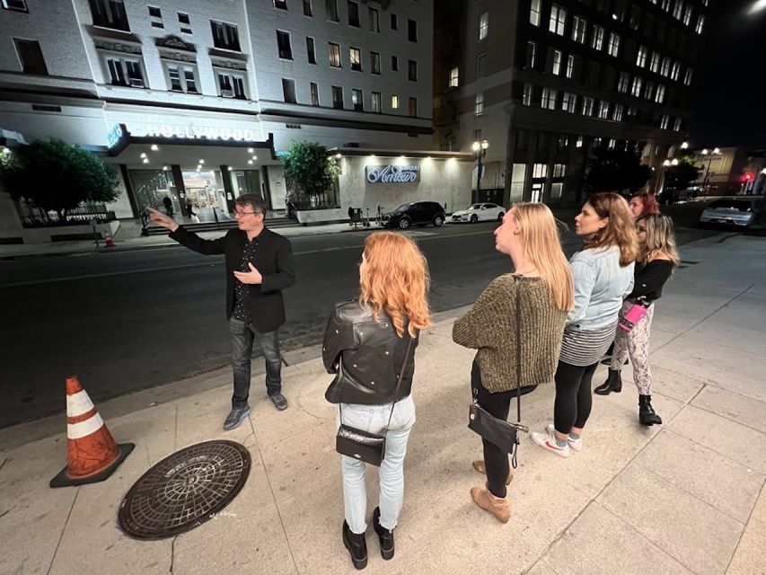 Los Angeles: Downtown Hollywood Guided Ghost Walking Tour - Exploring Haunted Sights Along Hollywood Boulevard