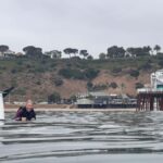 Los Angeles: Fliteboarding Lessons with Just Foil LA - Meeting Point at Tower 10 Blue Pickup Truck