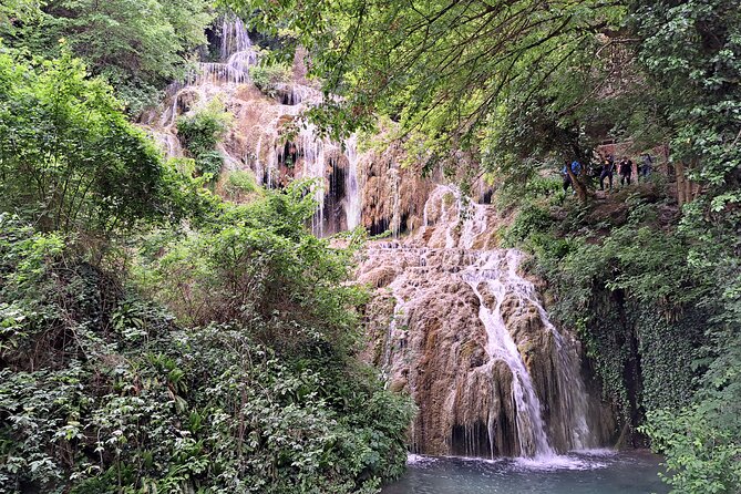 Lovech, Devetashka cave and Krushuna waterfalls - Admiring the Krushuna Waterfalls in a Forest Setting