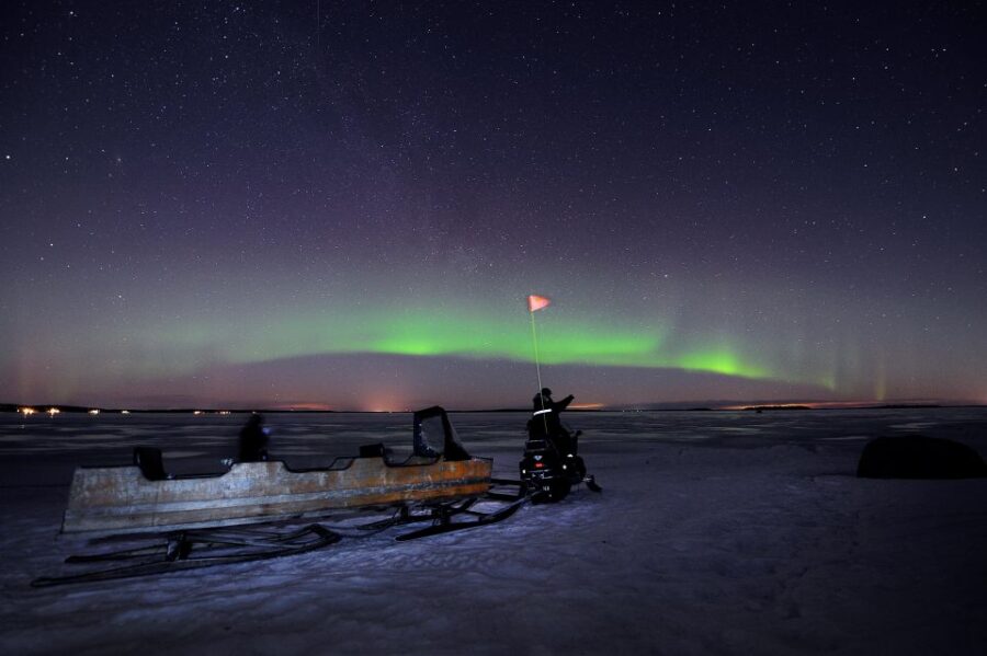 Luleå : Northern Lights Tour on a Snowmobile drawn Sled - The Luleå Location and Meeting Points