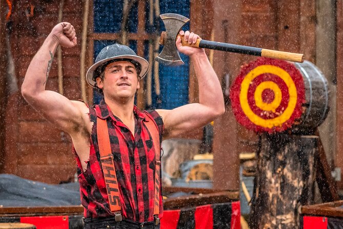 Lumberjack Show and Axe Throw Challenge - The Authentic Great Alaskan Lumberjack Show Experience