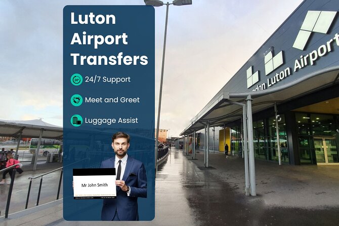 Luton Airport Taxi - Private Transfer to/from London - Flight Monitoring and Flexible Pickup Timing