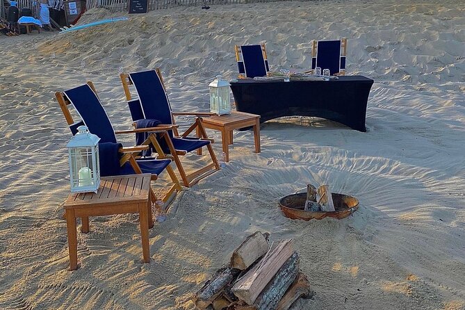 Luxury Beach Bonfire and Picnic Dinner at Town Line Beach - How the Food and Beverages Are Managed