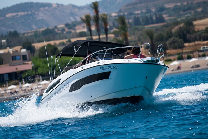 Luxury- Karnic SL701 Private Self-Drive Boat Hire - Starting Point at Latchi Watersports Centre