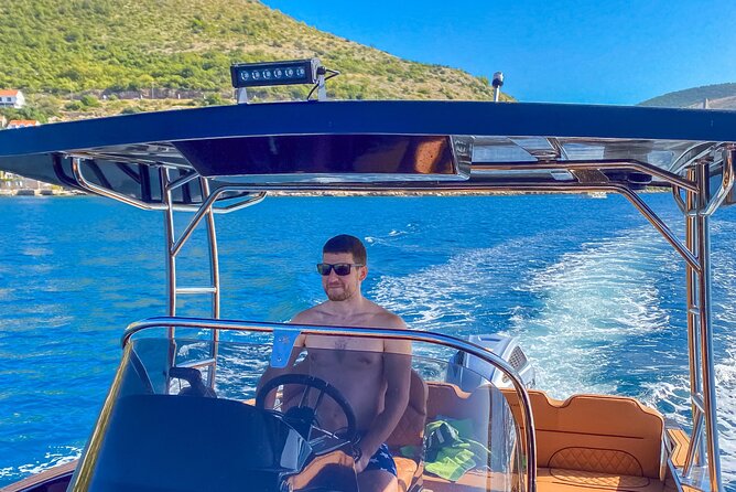 Luxury Private Elaphiti Islands boat tour from Dubrovnik - Exploring the Blue Cave on Koloep Island