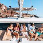 Luxury Santorini Sailing Cruise: Lunch, BBQ, Open Bar, Transfers - swimming and Snorkelling at Mesa Pigadia Beach