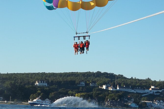 Mackinac Island Parasailing - Starting Point: Mackinac Island Ferry Company in Mackinaw City